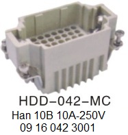 HDD-042-MC H10B Han 10B 10A-250V 09 16 042 3001 42pin-male-crimp-OUKERUI-SMICO-Harting-Heavy-duty-connector.jpg